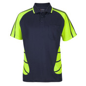 JB's Mens Hi Vis Street Spider Polo