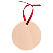 Round Wood Ornament