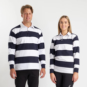 Cloke Mens Striped Rugby Jersey