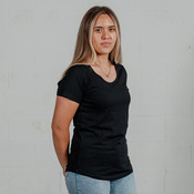 Thread Project Womens Jazz Scoop Neck Tee